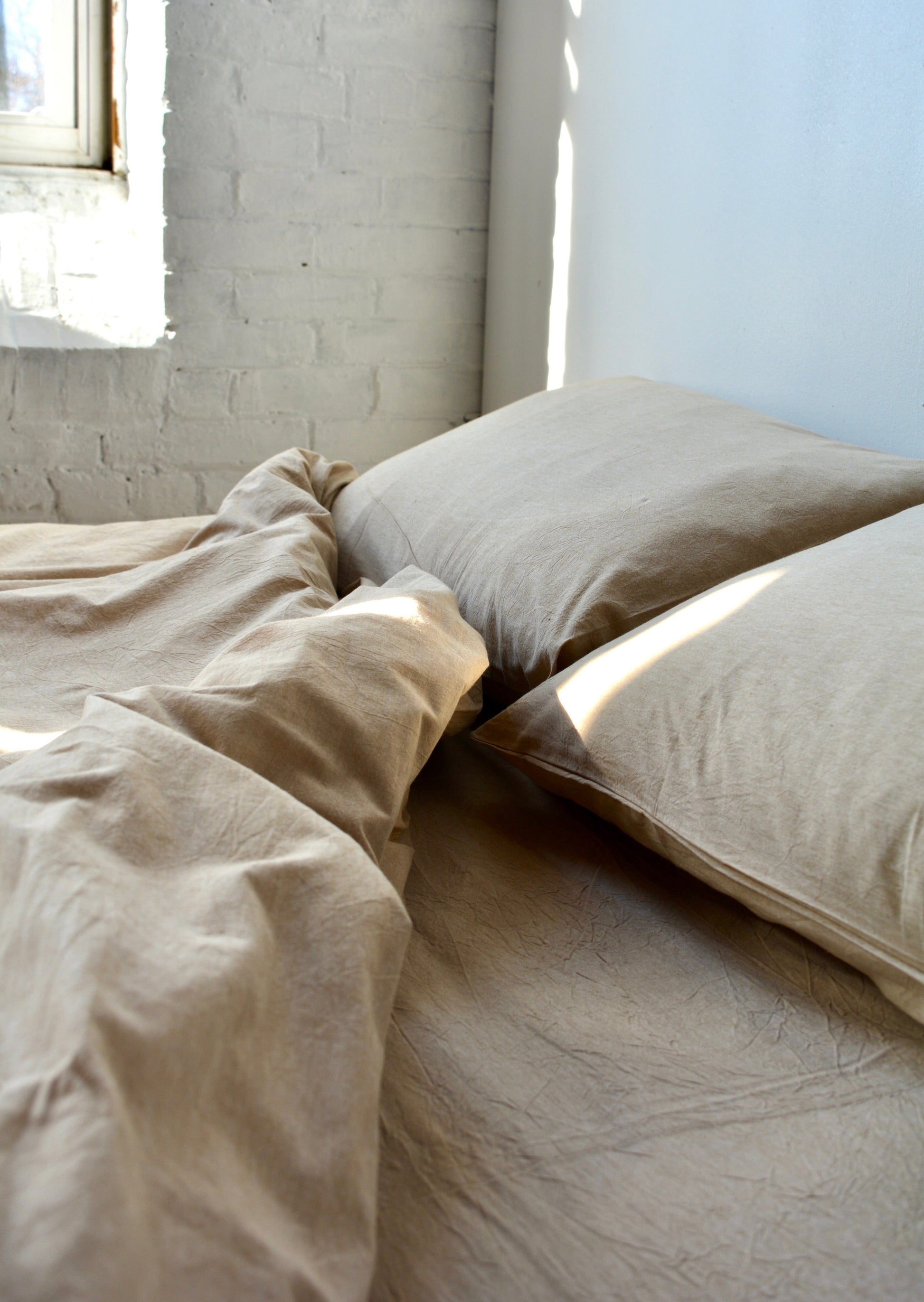 Fitted Sheet, Queen size in Sand Dune Beige color