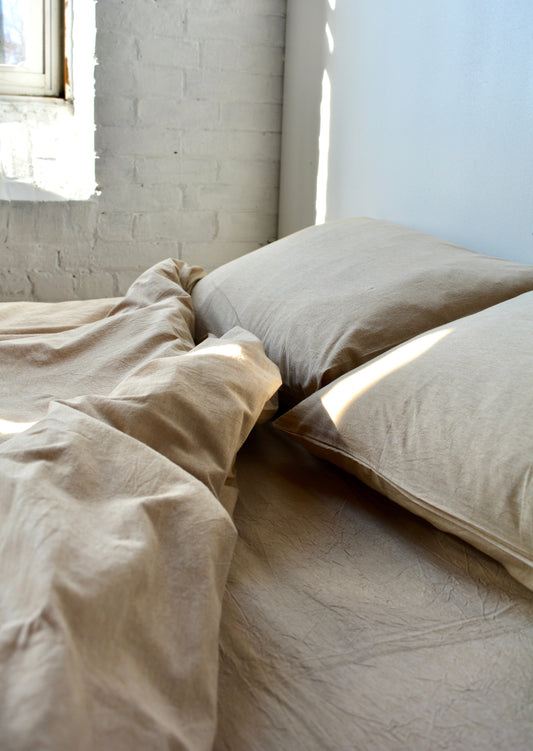 Fitted Sheet, Queen size in Sand Dune Beige color