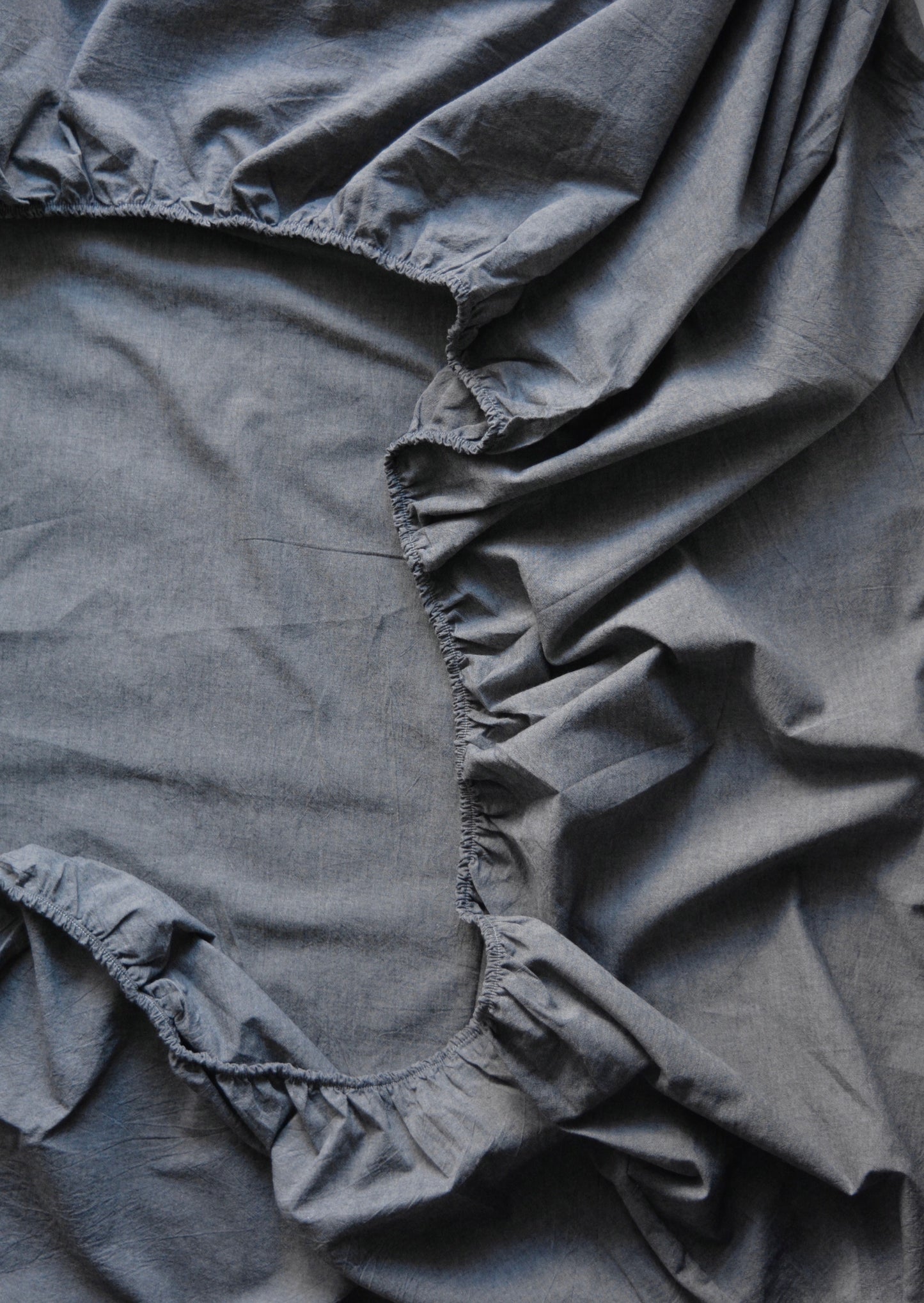 Fitted Sheets, King size in Graphite Grey color