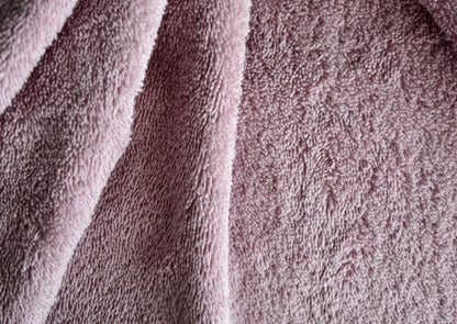 Cotton towels in Lilac Haze color
