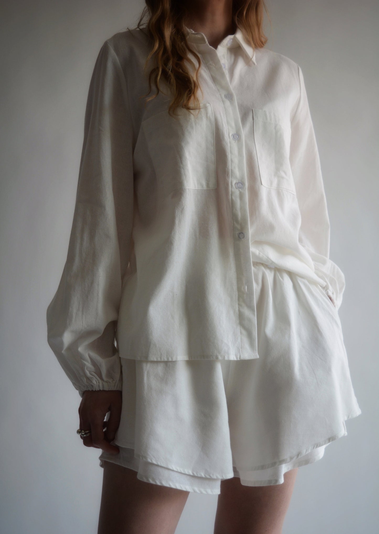 Cotton Blouse in White color