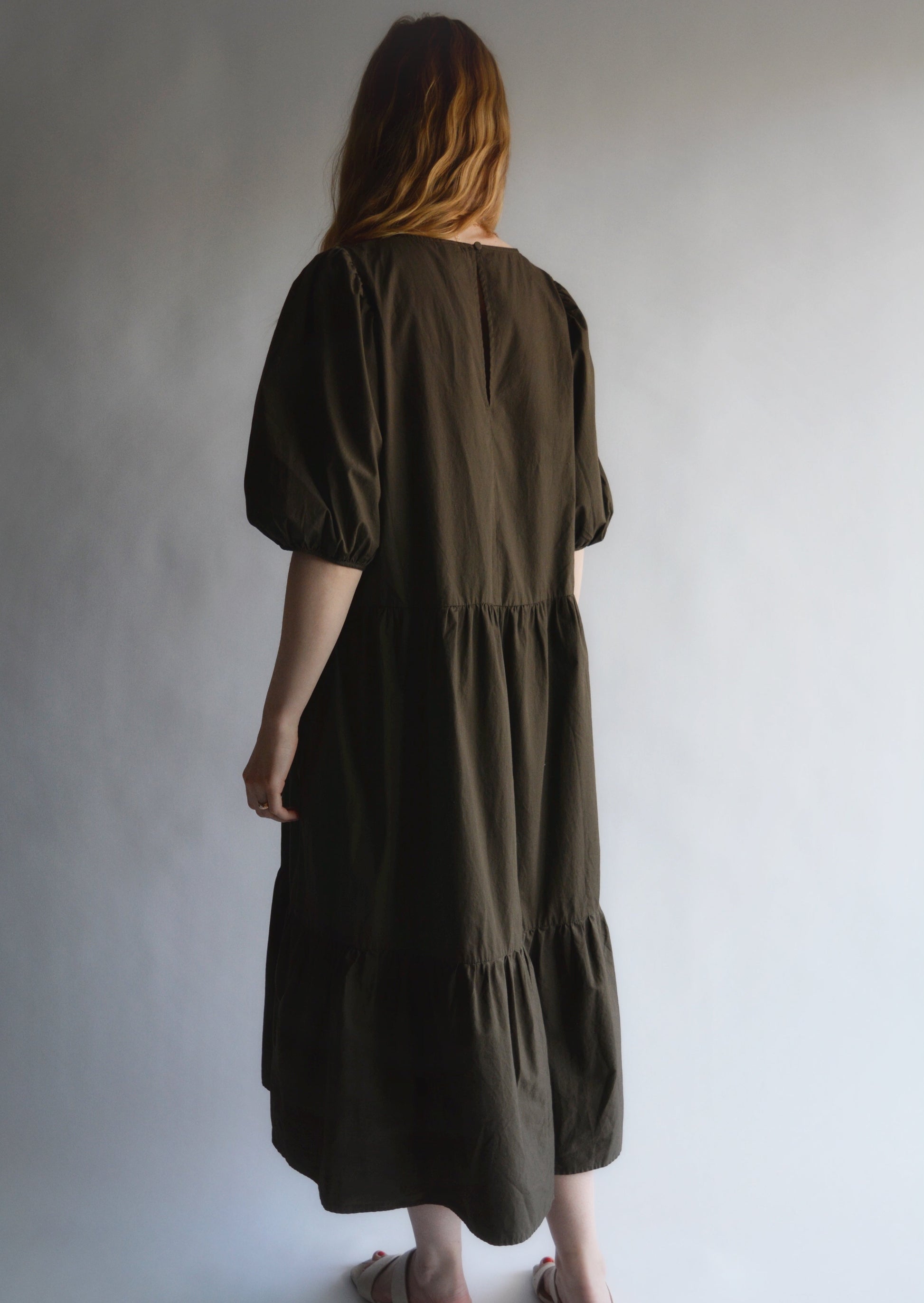 Dress in Olive Noir