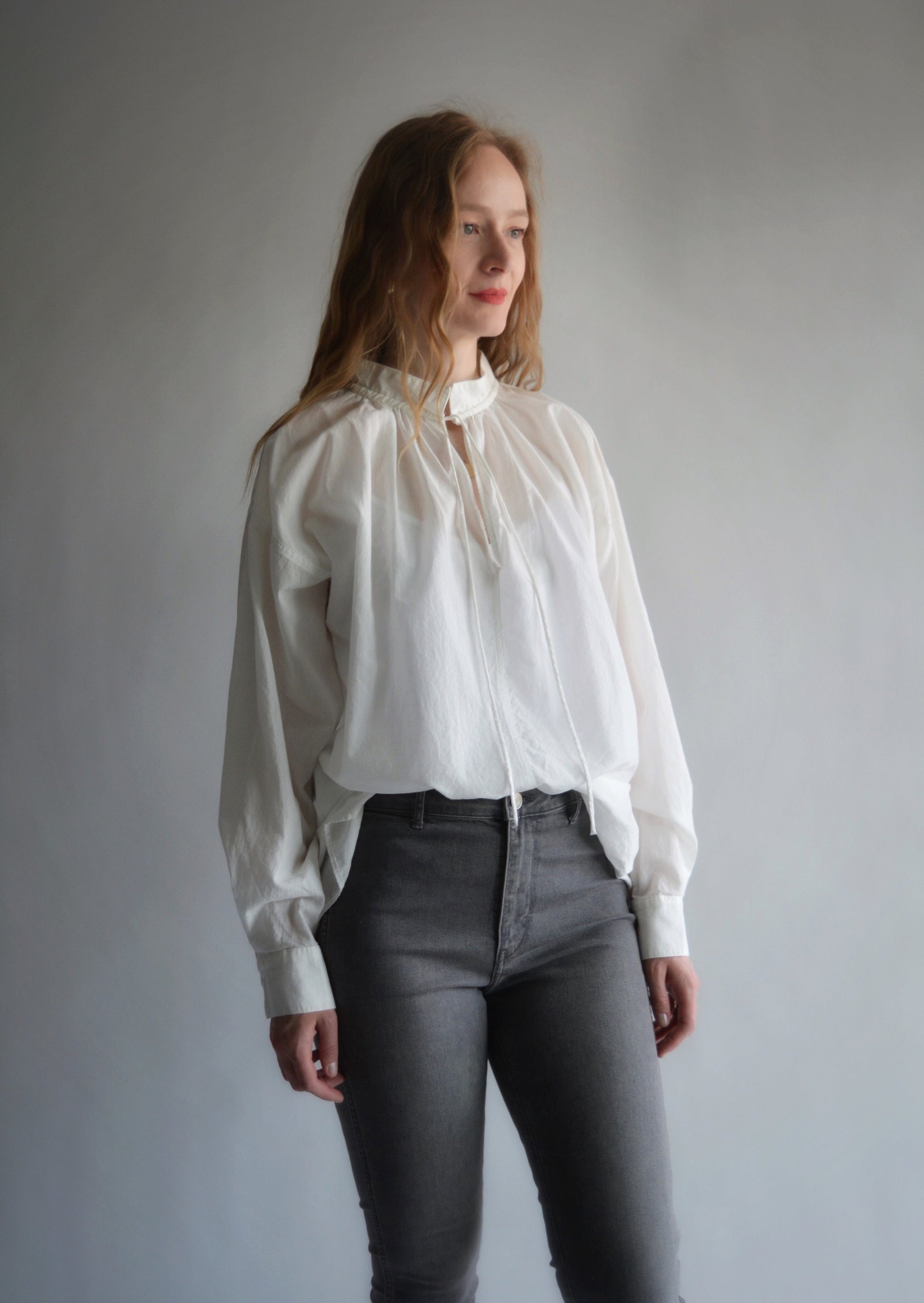 Blouse in Moonlight (White) color