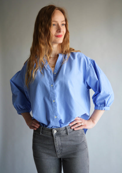 Blouse in Cornflower Blue