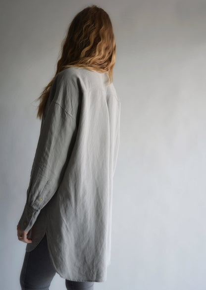 Cotton Shirt in Grey