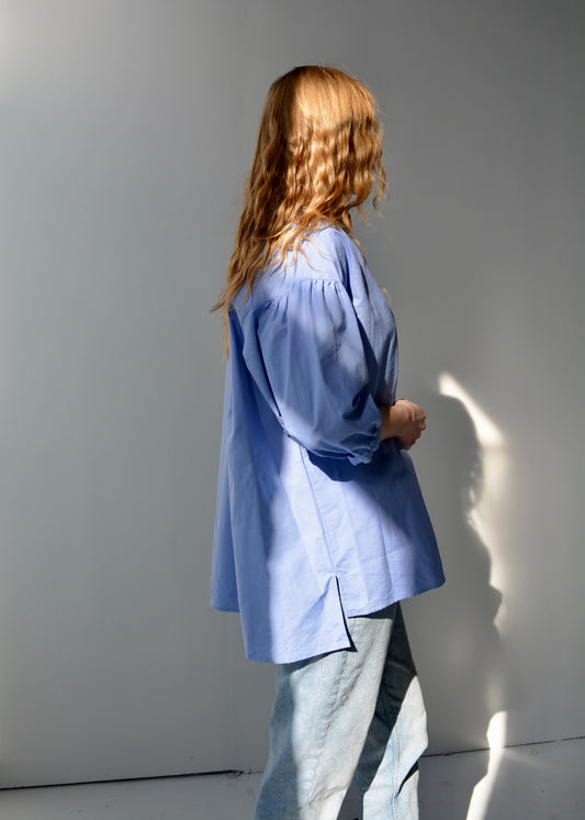 Blouse in Cornflower Blue
