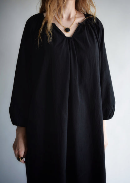 Oversized dress in Black color