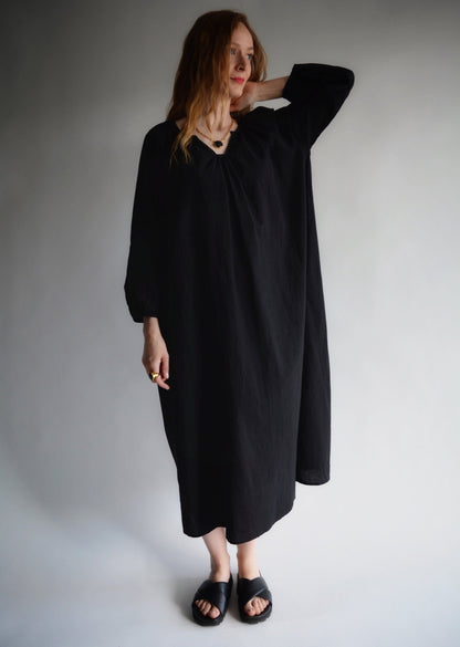 Oversized dress in Black color