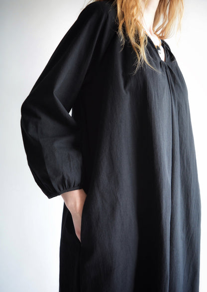 Oversized dress in Black color