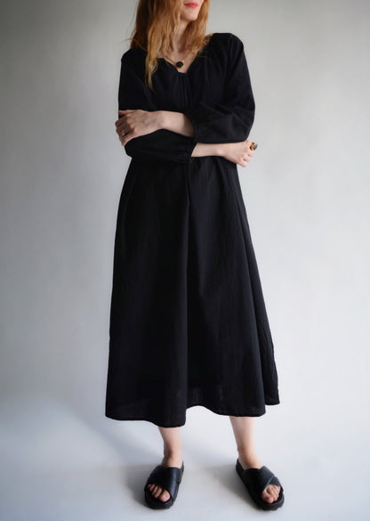 Oversized dress in Black color