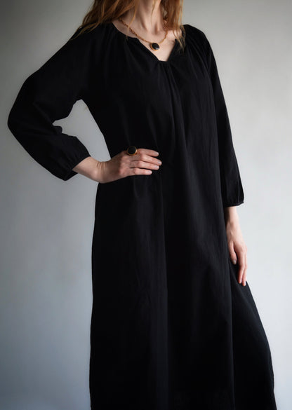 Oversized dress in Black color