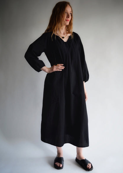 Oversized dress in Black color