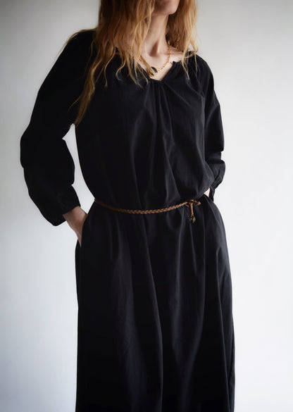 Oversized dress in Black color