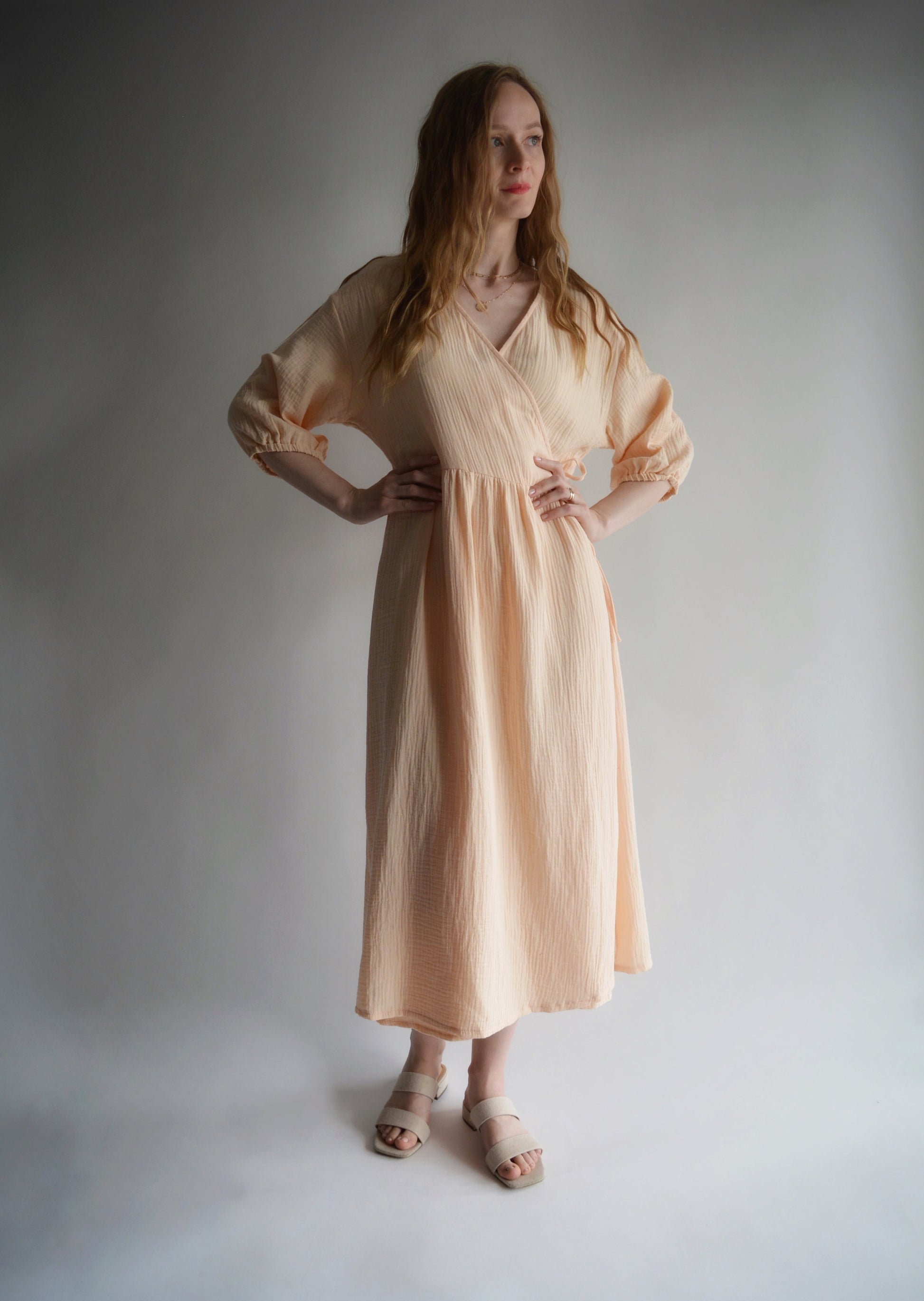 Dress in Soft Coral