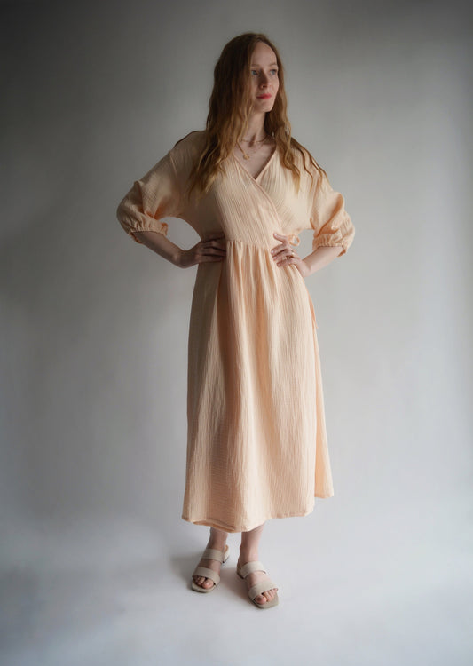 Dress in Soft Coral