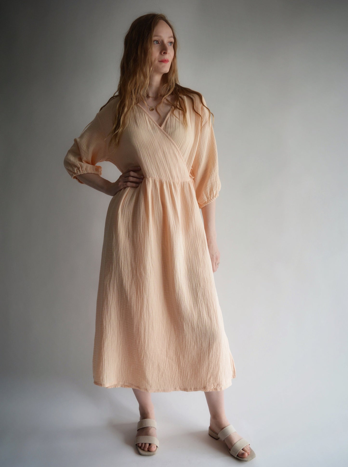 Dress in Soft Coral