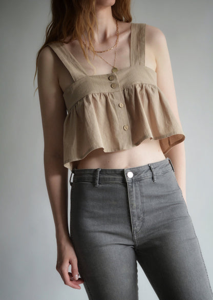 Tank in Iced Latte color