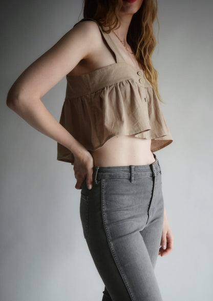 Tank in Iced Latte color