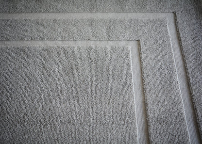 100% Ring Spun Cotton Bath Rug in Grey color