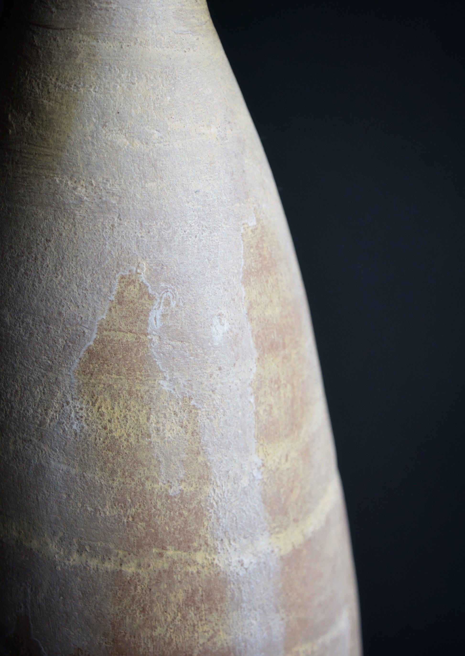 Antique Beige Limited Edition Handcrafted Ceramic Vase