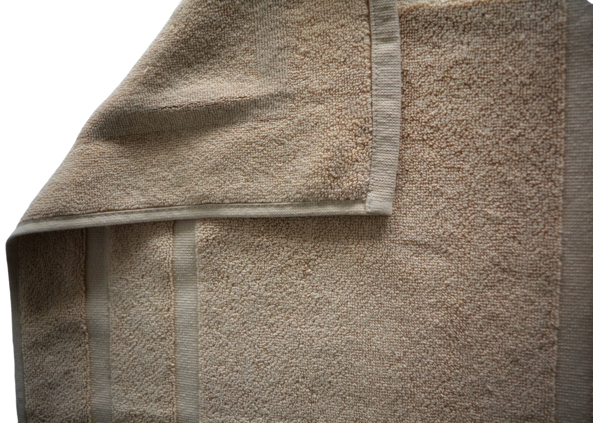 100% Ring Spun Cotton Bath Rug in Sand Brown color