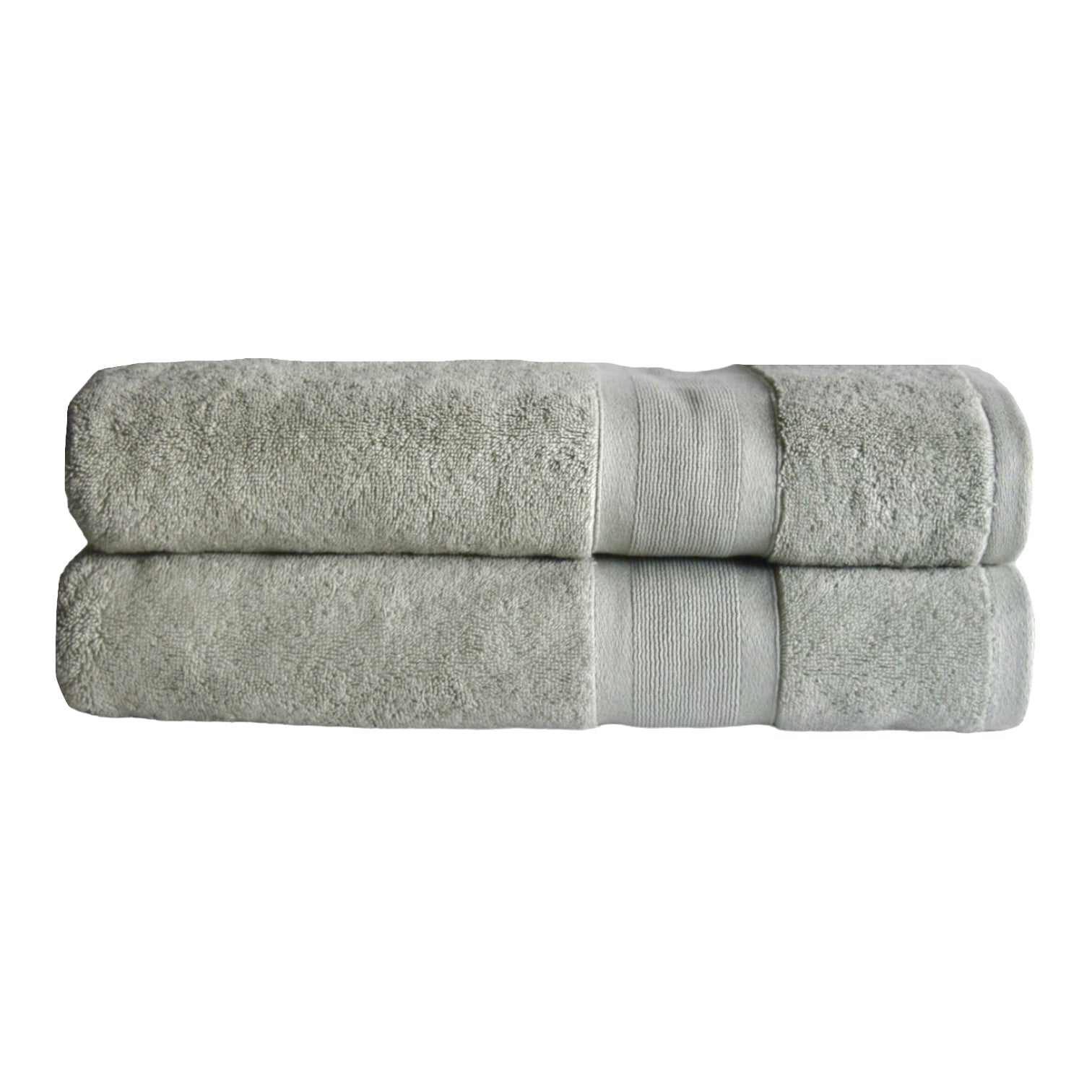 Combed Turkish Cotton Towel Set in Pale Sage color