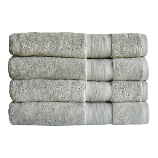 Combed Turkish Cotton Towel Set in Pale Sage color