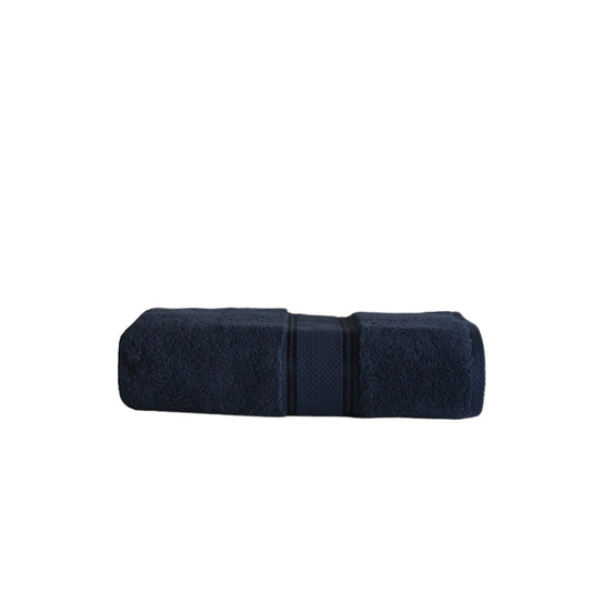 Turkish Cotton Towel Set in Deep Blue color