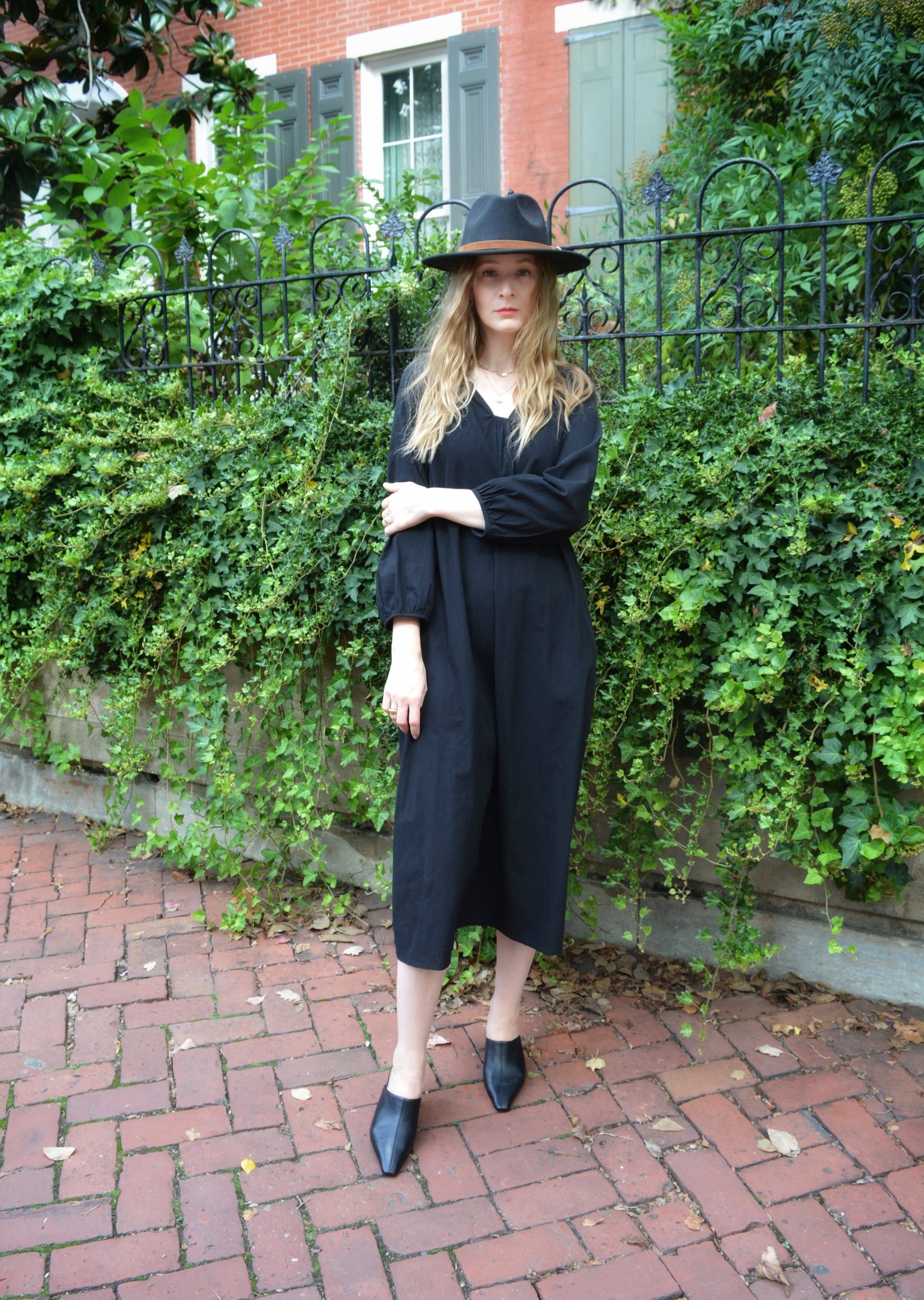 Oversized dress in Black color